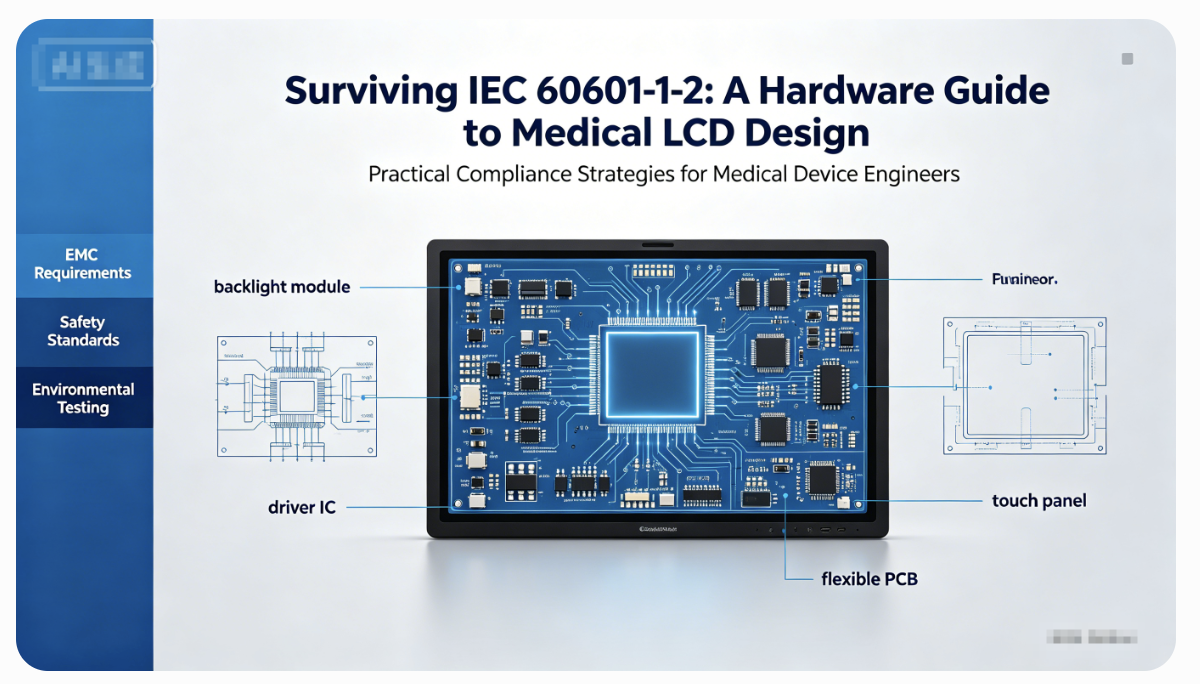 Surviving IEC 60601-1-2: A Hardware Guide to Medical LCD Design