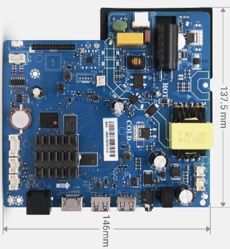 TS-352B1 Android LCD Controller Board with HDMI Input, LVDS Output and Bluetooth 5.0