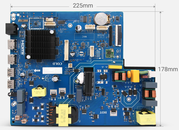 TS-352C Android LCD Controller Board with Dual 4K HDMI Input and 105W Backlight Driver