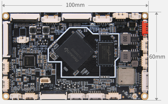 TIoT-3568SC RK3568 Compact Dual-Screen AIoT Controller Board with 1 TOPS NPU