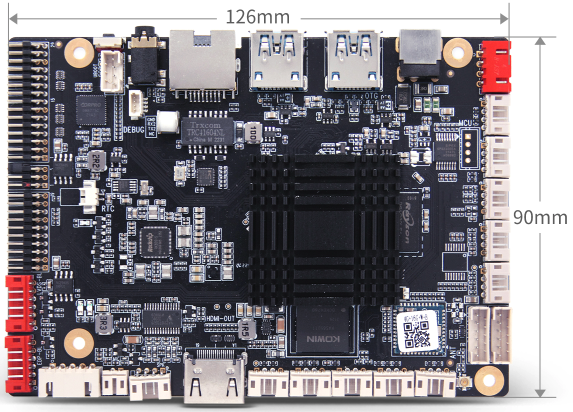TIoT-3568S RK3568 4K Dual-Screen AIoT Controller Board with 1 TOPS NPU