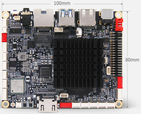 TIoT-3576SE RK3576 Compact AI Edge Controller Board with 6 TOPS NPU
