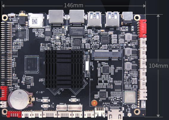 ToT-3399E RK3399 4K Dual-Screen Android Smart Terminal Controller Board