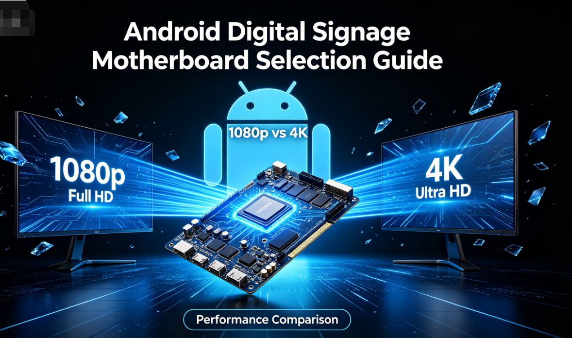 Android Digital Signage Motherboard Selection Guide: 1080p vs 4K Android Digital Signage Motherboard Selection Guide: 1080p vs 4K