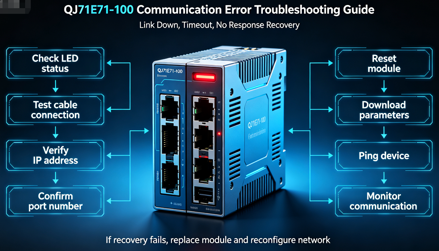 QJ71E71-100 Communication Error Troubleshooting Guide