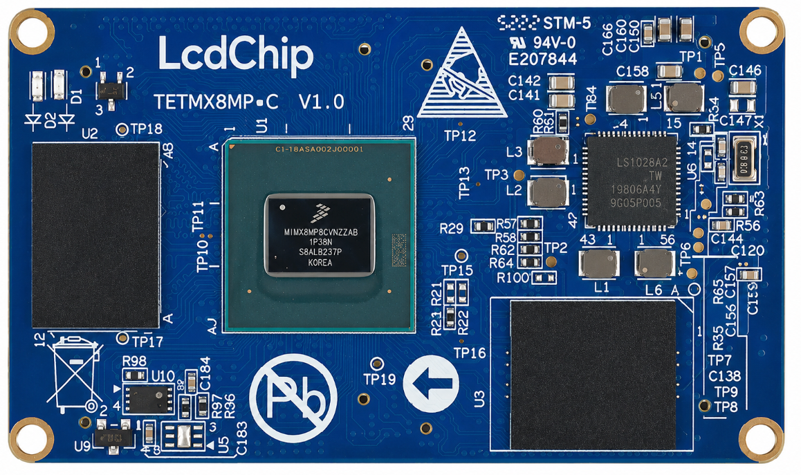 TETMX8MP-C NXP i.MX 8M Plus AI Vision Core Board with 2.3 TOPS NPU