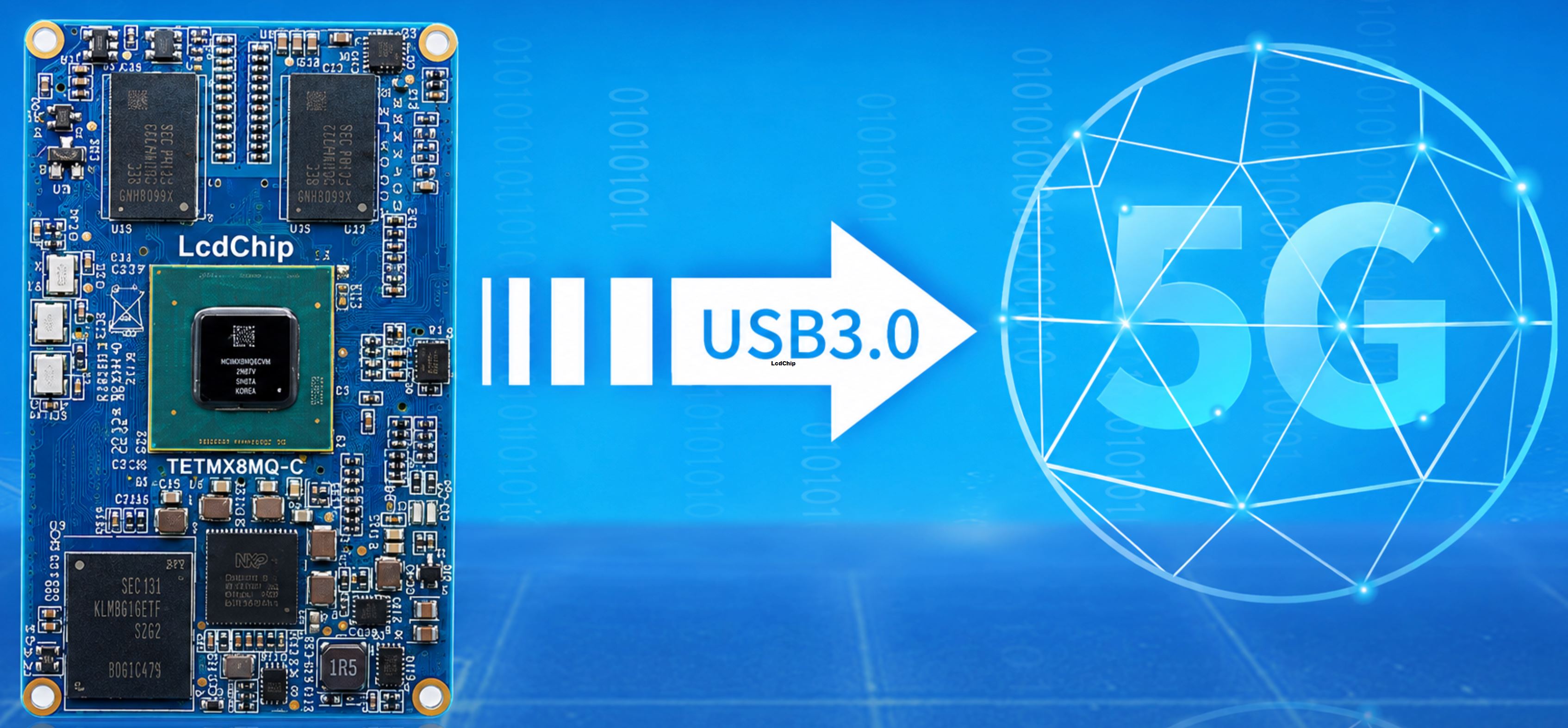 TETMX8MQ-C USB 3.0 connection for 5G communication module