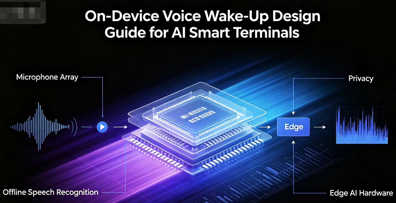 On-Device Voice Wake-Up Design Guide for AI Smart Terminals: Microphone Array, Offline Speech Recognition, Privacy and Edge AI Hardware